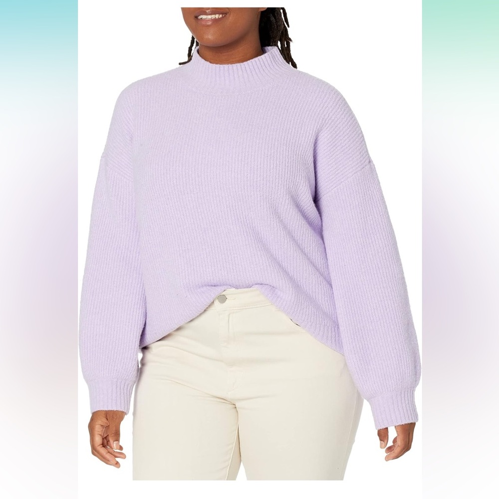 Goodthreads/ Balloom Sleeves Sweater/ Lilac/ SZ M